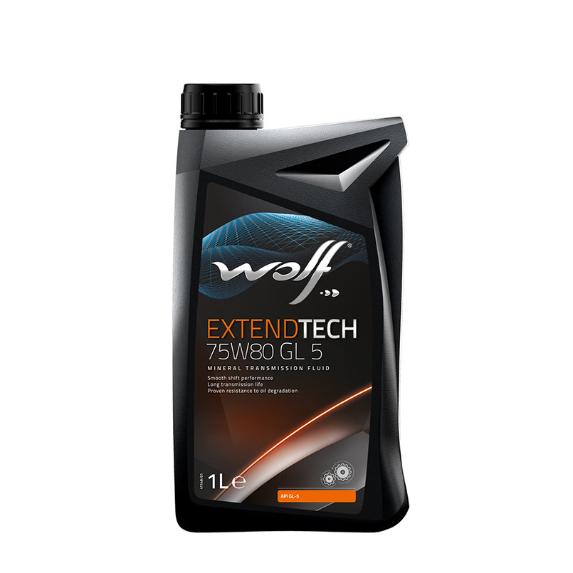 Трансмісійна олива WOLF EXTENDTECH 75W80 GL 5 1л.